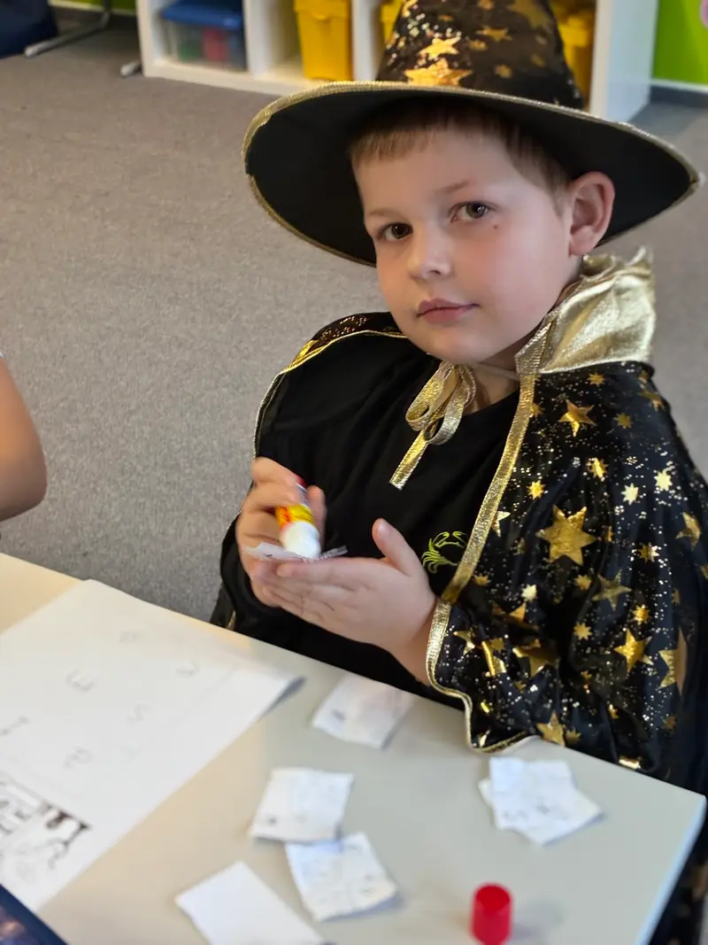 Halloweenské dopoledne v první třídě