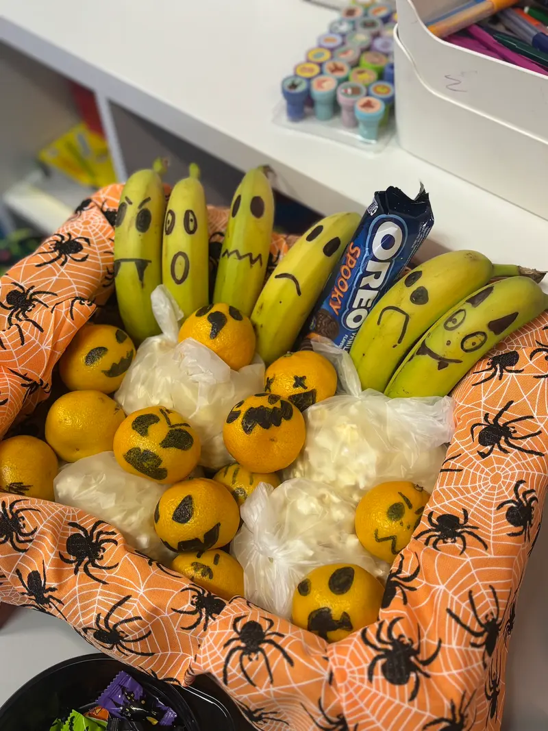 Halloweenské dopoledne v první třídě