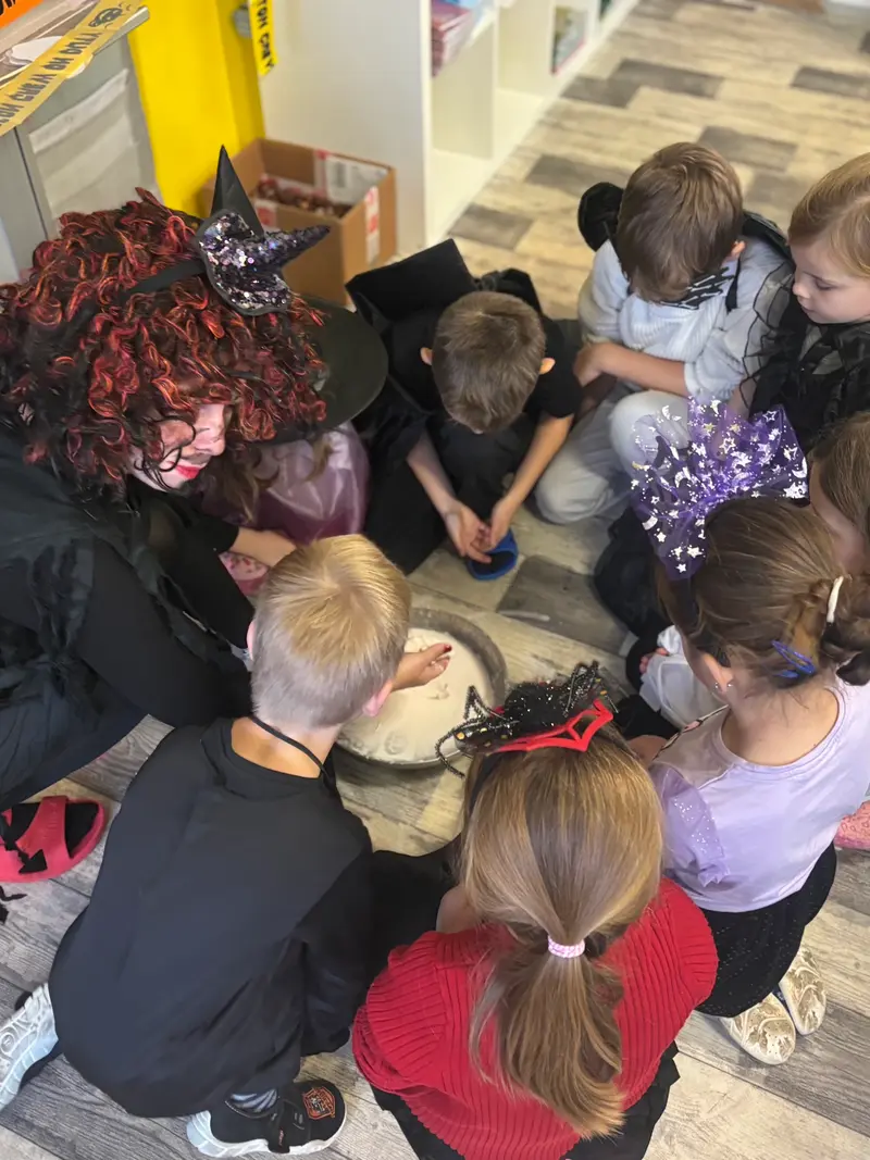 Halloweenské dopoledne v první třídě