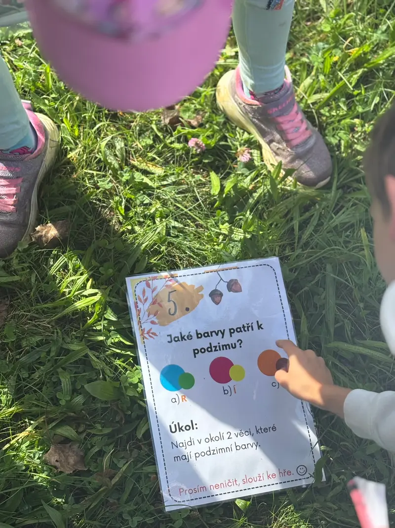 Podzimní putování za pokladem v družině